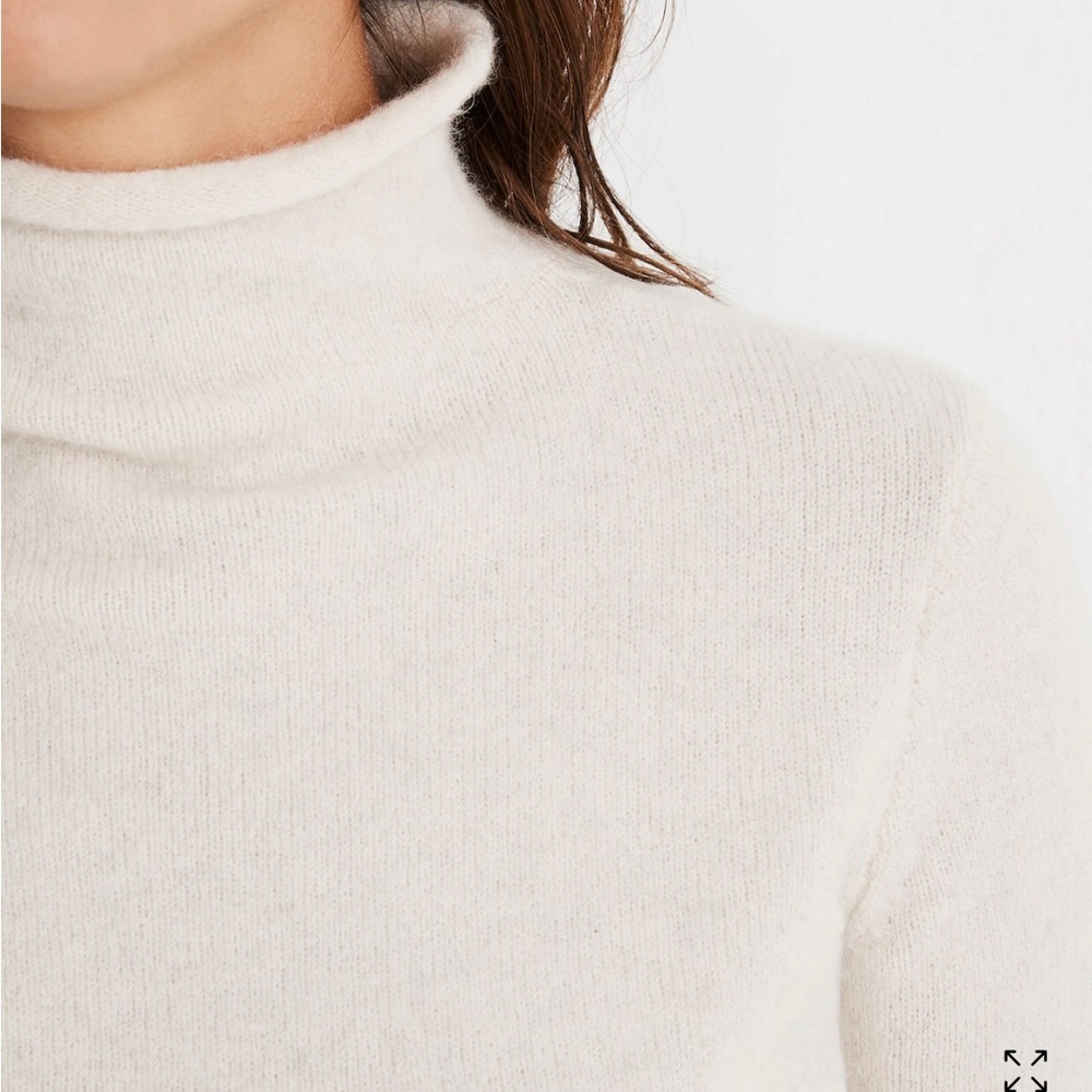 Madewell Merino Blend Inland Turtleneck Sweater in Coziest Yarn Size Medium - Picture 3 of 12